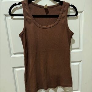 Kate Quinn Chocolate Brown Tank Top